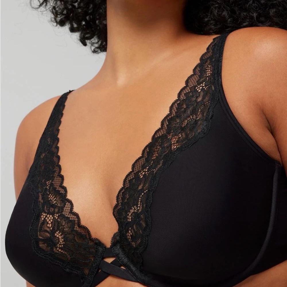 Soma Elegant Black Lace Bra